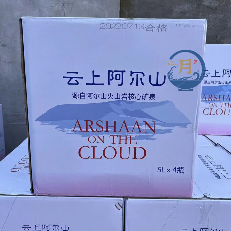 食芳溢云上阿尔山饮用天然泉水火山岩矿泉5L*4桶整箱家庭实惠装多省 云上阿尔山5升*4桶