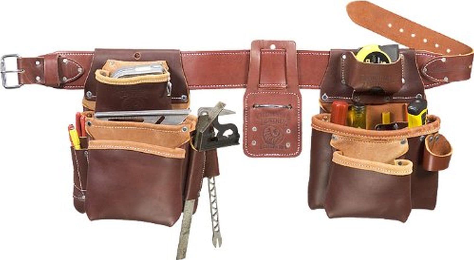 occidental leather 专业工具腰带 中号21口袋 头层牛皮 工人工具包