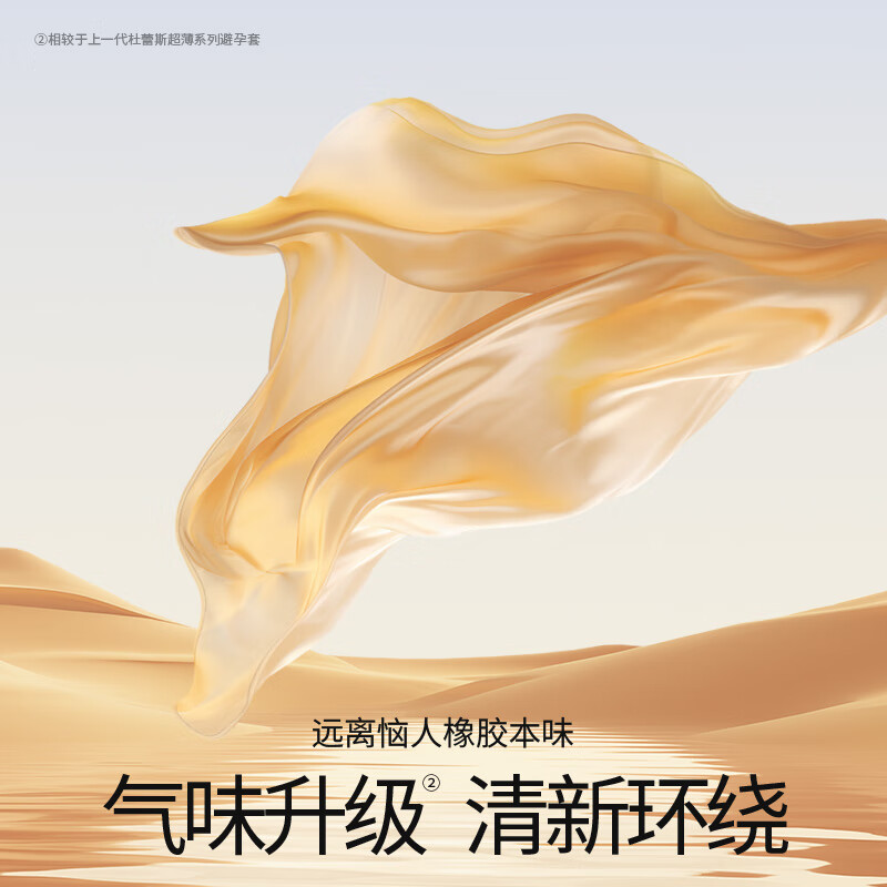 杜蕾斯(durex)避孕套超薄隐形裸入润滑安全套男专用非001计生情趣用品房事成人 超薄量版【18只】超薄18