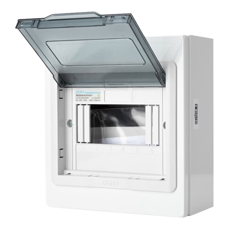 正泰家用配電照明箱 NX30系列明裝箱鐵箱厚家用配電箱斷路器箱 明裝24回路（單排）