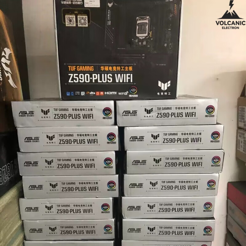 华硕（ASUS）新到原装彩盒Asus/华硕 TUF GAMING Z590-PLUS WIFI主板支持11代
