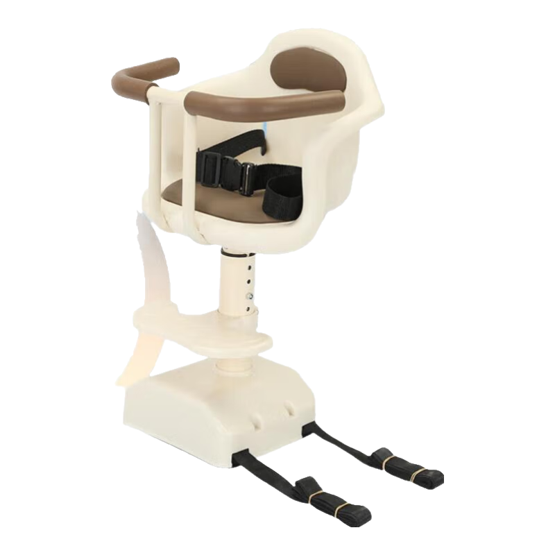 绿源电动车儿童座椅前置通用安全避震可调节舒适电瓶车宝宝椅靠背可拆 前置 捆绑式 8个月-3岁 【环抱+升降减震】米咖