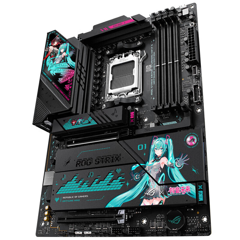 华硕 ROG STRIX X870E-H S MIKU初音未来二次元电竞 图 5