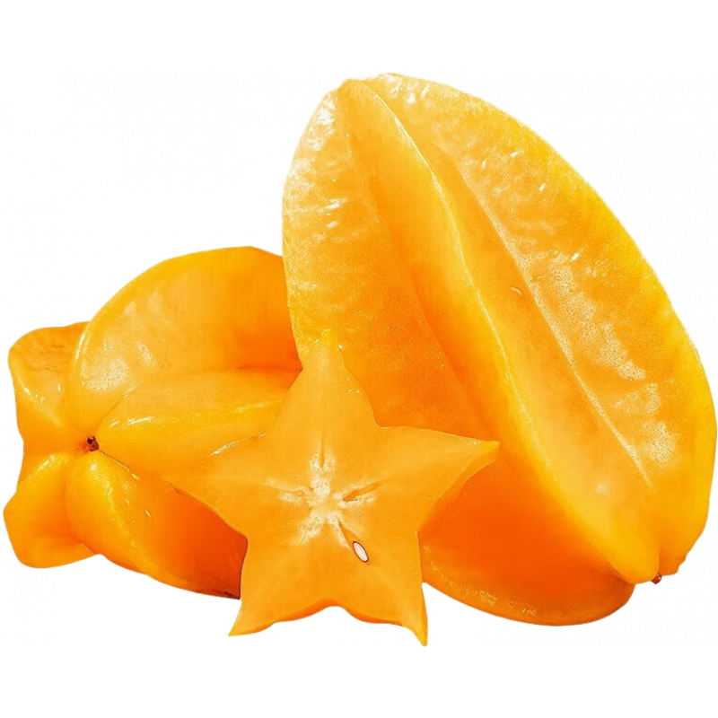 南步香蜜楊桃水果【順豐到家】下河純甜洋桃五角星紅揚(yáng)桃陽(yáng)桃新鮮水果 香蜜楊桃 5斤【約6-14個(gè)】家庭裝