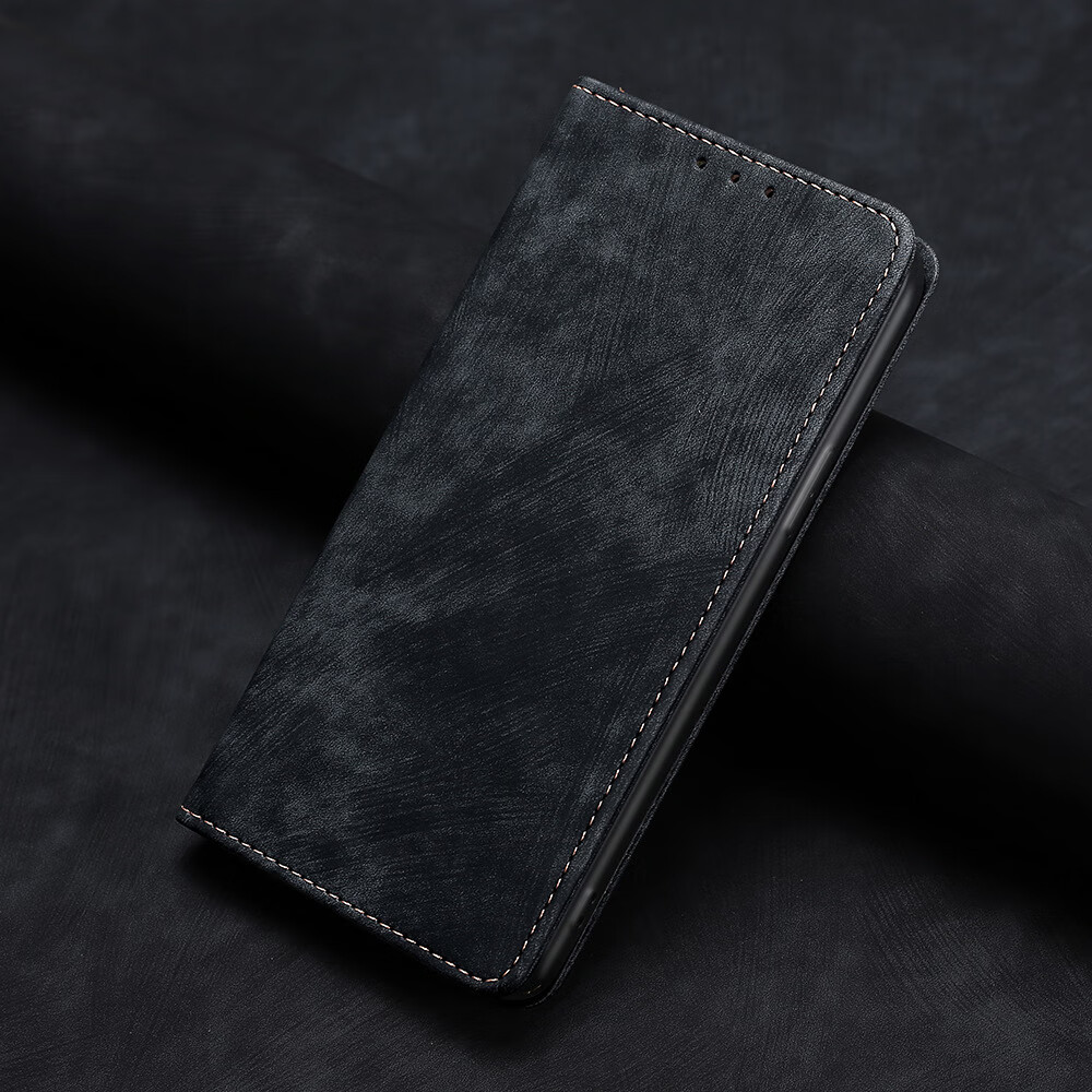 适用索尼Xperia10IV手机壳Xperia5IV翻盖手机皮套10II保护壳 黑色 索尼Xperia1Vl六代