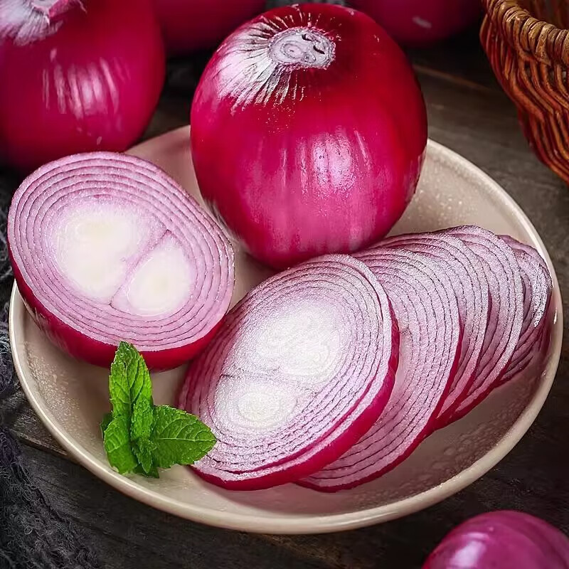 相遇红颜云南紫皮洋葱新鲜圆葱蔬菜辛辣脆爽调味 紫皮洋葱净重5斤