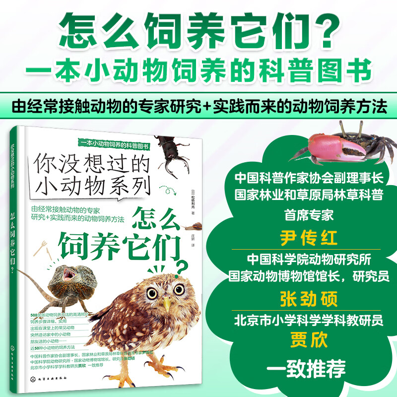 正版 全4册 你没想过的小动物系列 怎么饲养它们 去哪里寻找它们 超有趣的动物小知识 怎么捉住它们 小学生动物知识图文科普读物 课外书