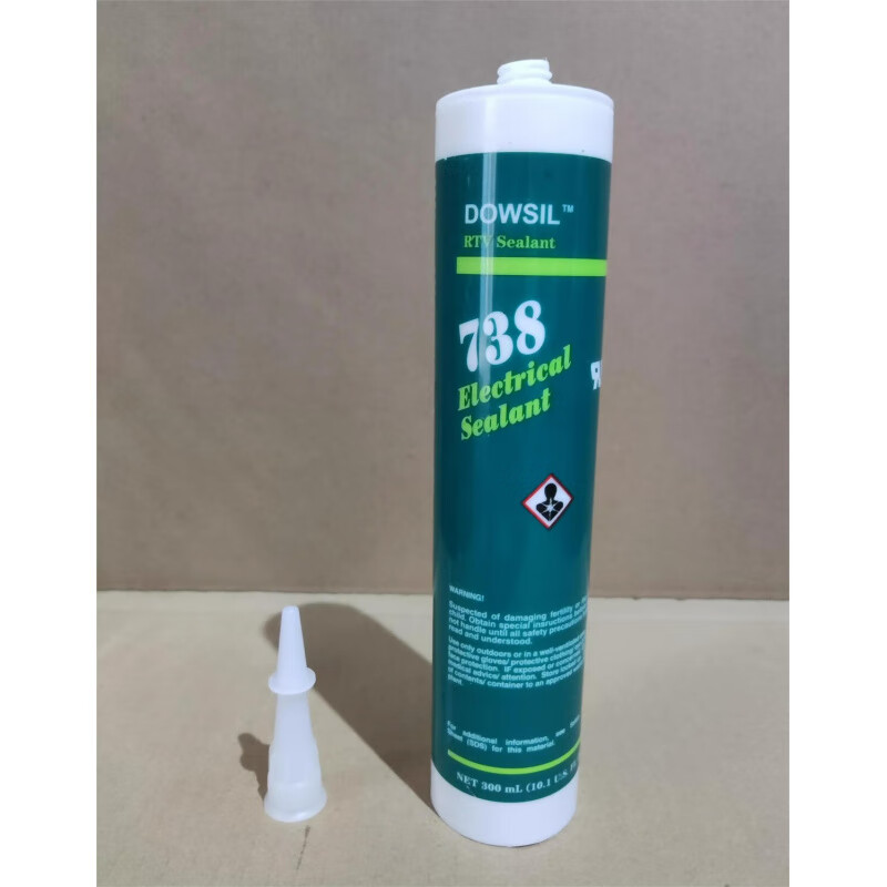 陶熙738硅膠DC738膠粘劑耐高溫電子工業(yè)有機(jī)硅膠RTV密封膠738白73 738白色