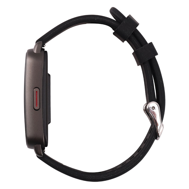 LASIKA男士多功能手表女士学生运动防水蓝牙计步心率血氧血压功能性手表 黑银色