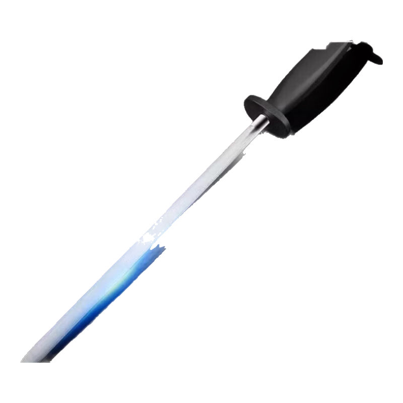 施錦德國品質磨刀棍高碳鋼屠夫磨菜刀神器肉聯(lián)廠商用磨刀棒實心擋 8寸磨刀棒【900絲細紋】