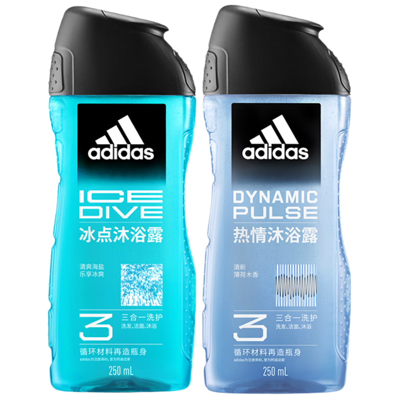 ϴ˹ adidas ʿԡ¶ϴˮװ ԡ¶600ml+ˬϴˮ730ml