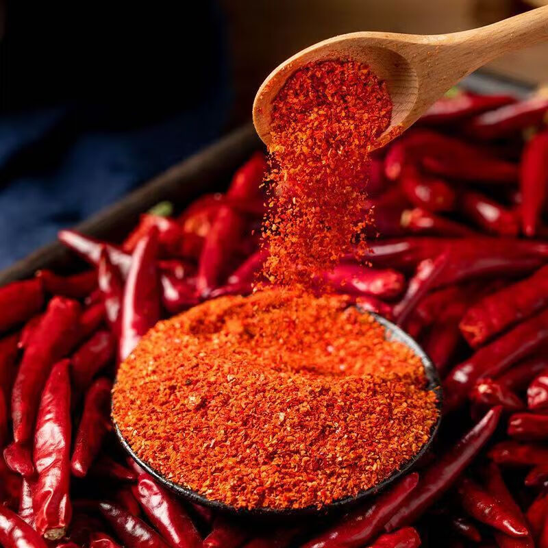贵州遵义干辣椒特辣超辣魔鬼辣辣椒面小米辣朝天椒泼油辣子增辣 500g 辣椒面 【1斤装】 特辣