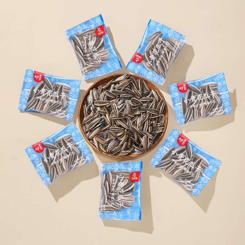 大千喜小青花三口味混合装瓜子陈皮五香奶香 5包混合口味【拍2单发15包！用券分开拍!拍1单不发】