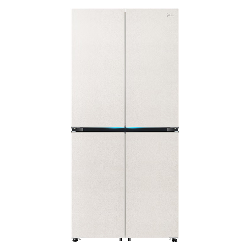 PLUS会员：Midea 美的 十字四开门冰箱 BCD-427WUSGPZM 45cm