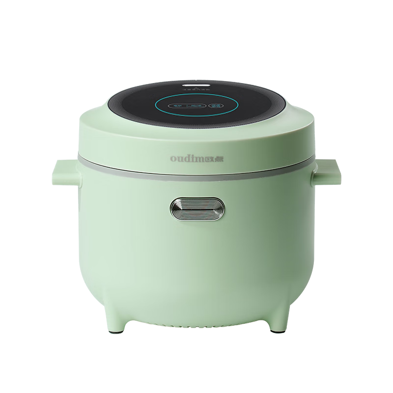 欧点智能电饭煲家用电饭锅不粘涂层内胆微压力电炖锅一键操作电蒸锅煮粥蒸煮饭锅3-4-5-6人 送老人  翡翠绿 1.6L 【饭煲|350W】