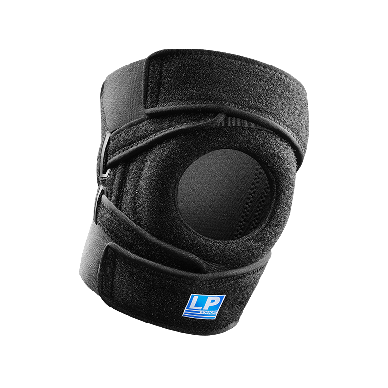 LP537CN专业强护运动护膝四弹簧支撑重装登山徒步膝盖稳定减负均码