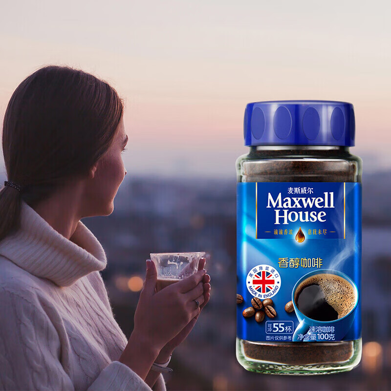 ��˹������Maxwell House���㴼�ڿ��ȷ� �������ǽ��� 0��0֬ �����˶�ȼ������ Ӣ������ 100g/��