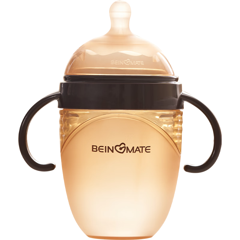 貝因美新生兒硅膠奶瓶0-6個月嬰兒防脹氣仿母乳寬口徑早產(chǎn)寶寶斷奶奶嘴