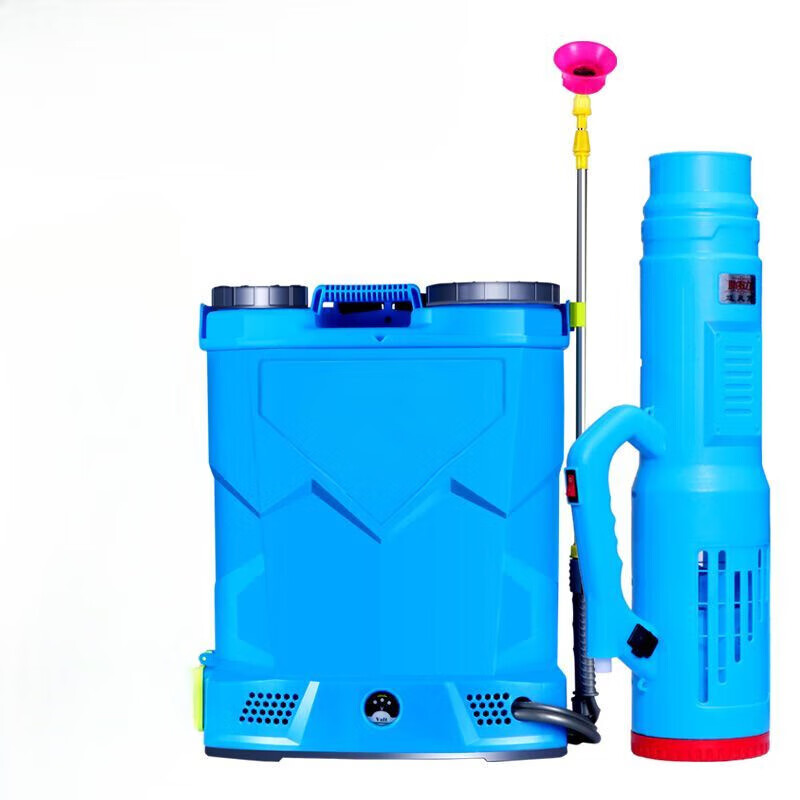 麥桑荷農(nóng)用新款打藥機(jī)高壓電動(dòng)噴霧器餸風(fēng)筒強(qiáng)風(fēng)霧化防疫消毒果園彌霧機(jī) 10安鋰電噴霧器+9代風(fēng)筒共用電