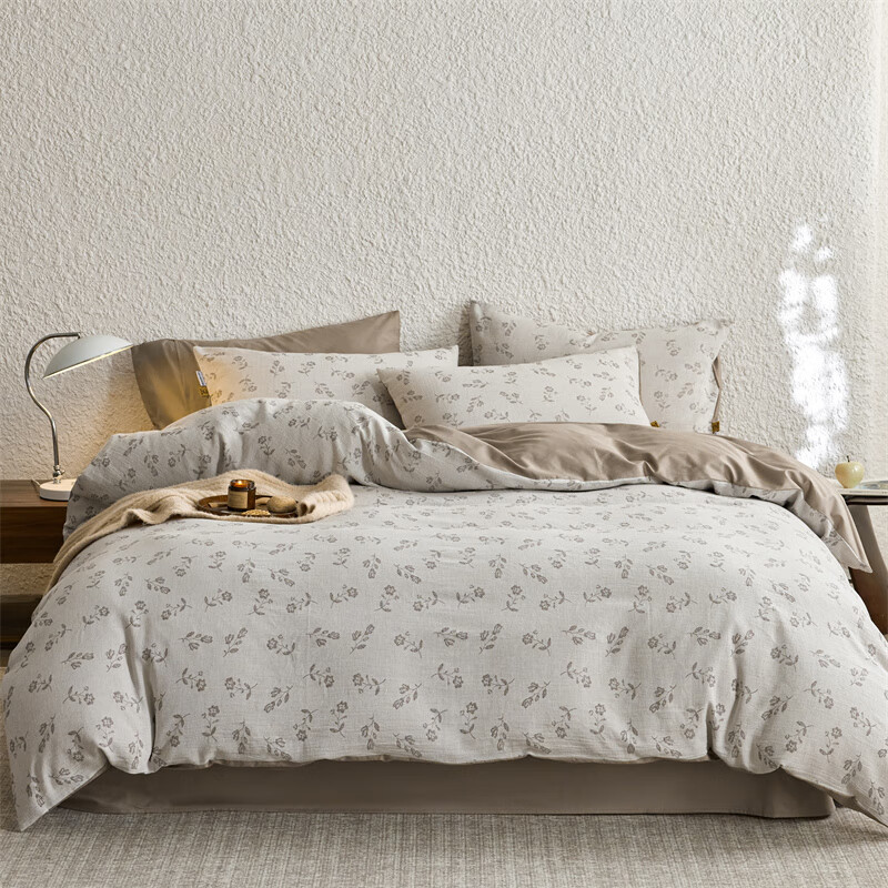 J.H.Longessȫ��ɫ֯�Ứ˫��ɴ�����ļ����Ứ����˫��ɴ���״����׼� KL-����-Ľ˹�� 1.8m������(����200*230cm)�׼�