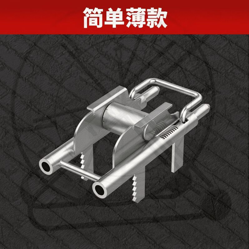 工途新款手动引线拽线工具暗线电线抽线电工单人滑轮穿线器拉线调节器 普通薄款