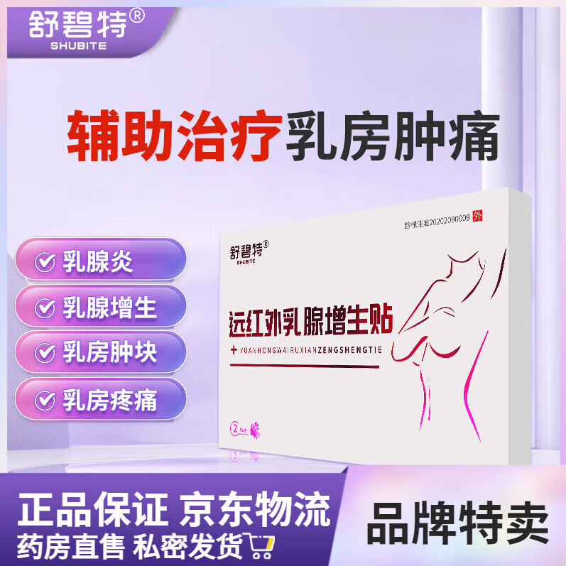 舒碧特乳房腫塊硬塊乳腺增生乳房疼痛經(jīng)前乳房脹痛小葉增生Q1 15盒【30貼】半個(gè)療程
