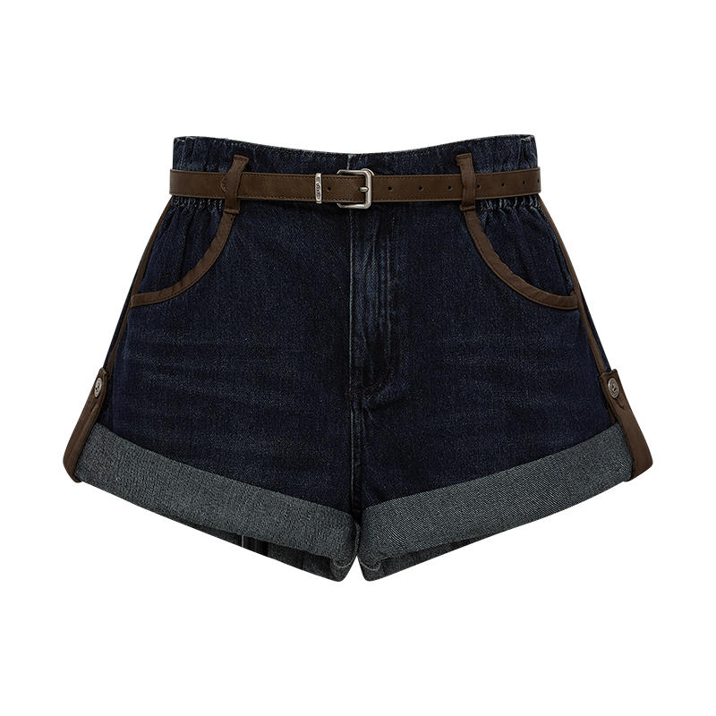 DZZIT����ţ�ж̿�2025�ļ��¿���������δ��޾��߿���Ů3J2R1111T ����ɫ S