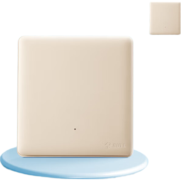 公牛（BULL）无线遥控一位单火开关 双控多控 免改线开关 遥控家用Q111金色