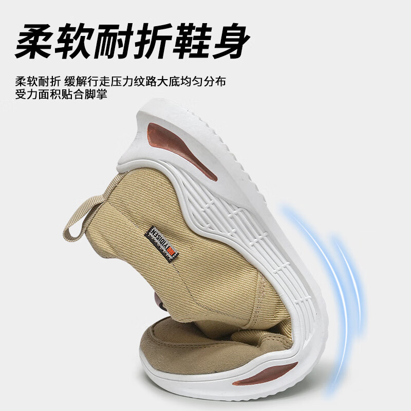 意迪森老北京休闲布鞋透气耐磨轻便舒适一脚蹬设计穿着方便不弯腰爸爸鞋 蓝色 单层 39 (245mm)