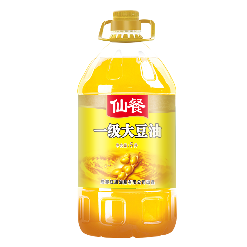 仙餐牌食用油  一級大豆油5L*4箱裝