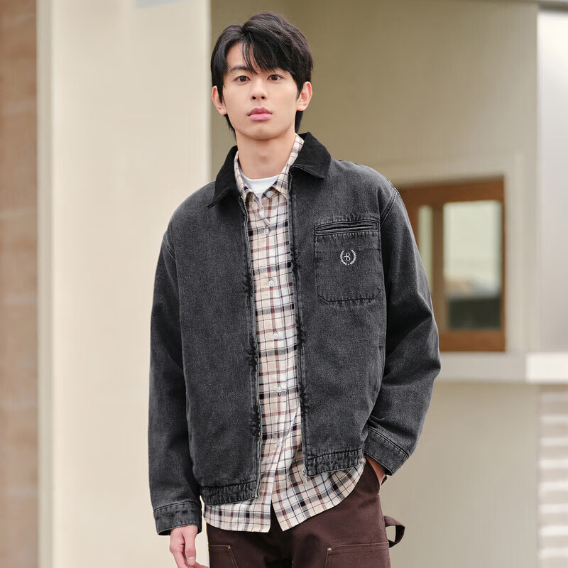 gxg.jeans男装 夹克外套合集 Q款-黑色 JFD1E800091 L (175)