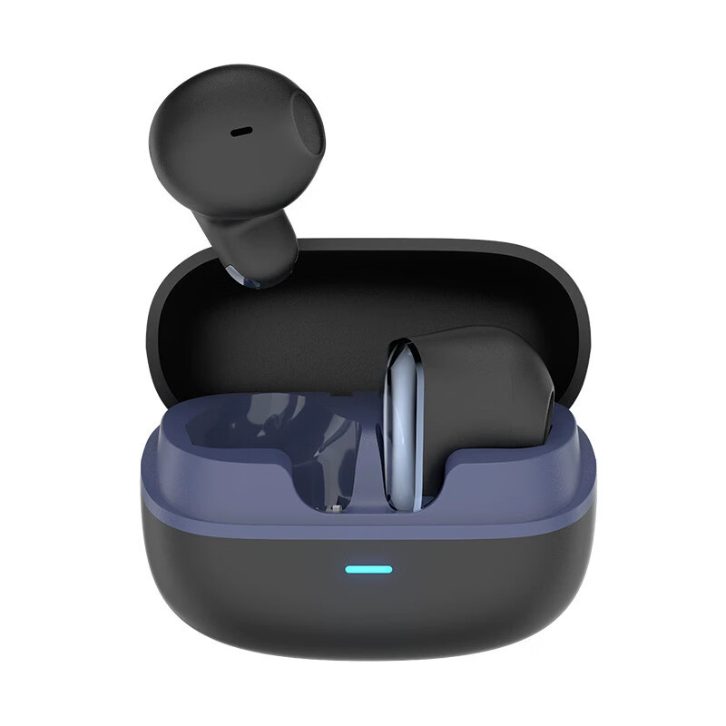 新款js570无线蓝牙耳机迷你tws入耳式耳机电镀款5.3运动蓝牙耳机 黑色kc-mini