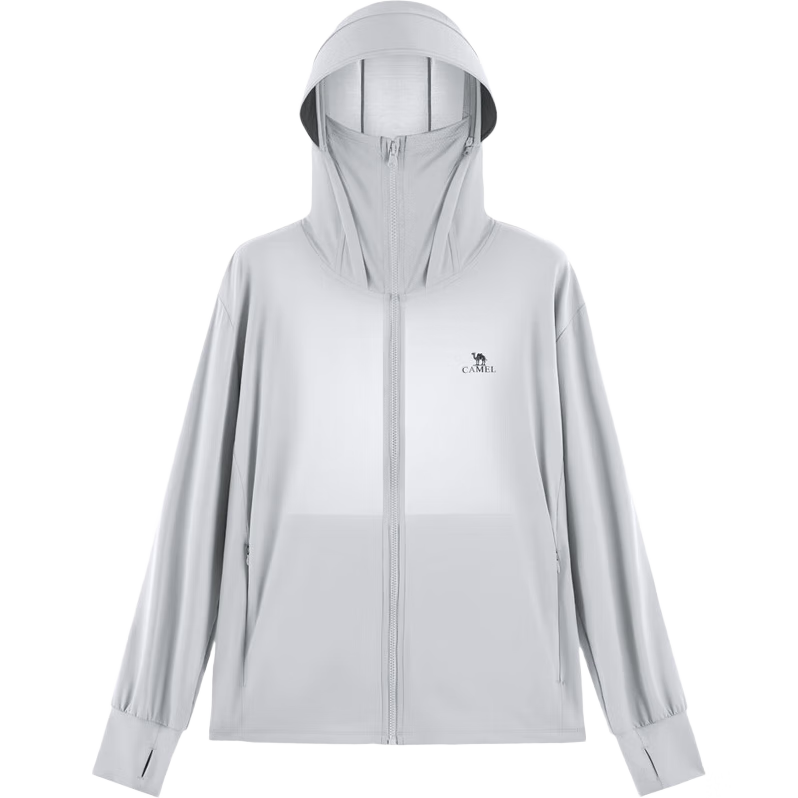 骆驼冰山防晒衣2.0男士UPF100+原纱冰感速干弹力皮肤衣夏季M14BA03090