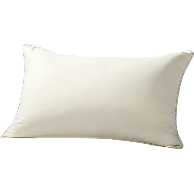 富安娜羽绒枕头95白鹅绒复合枕芯家用颈椎睡眠枕45*70cm（18-20cm）