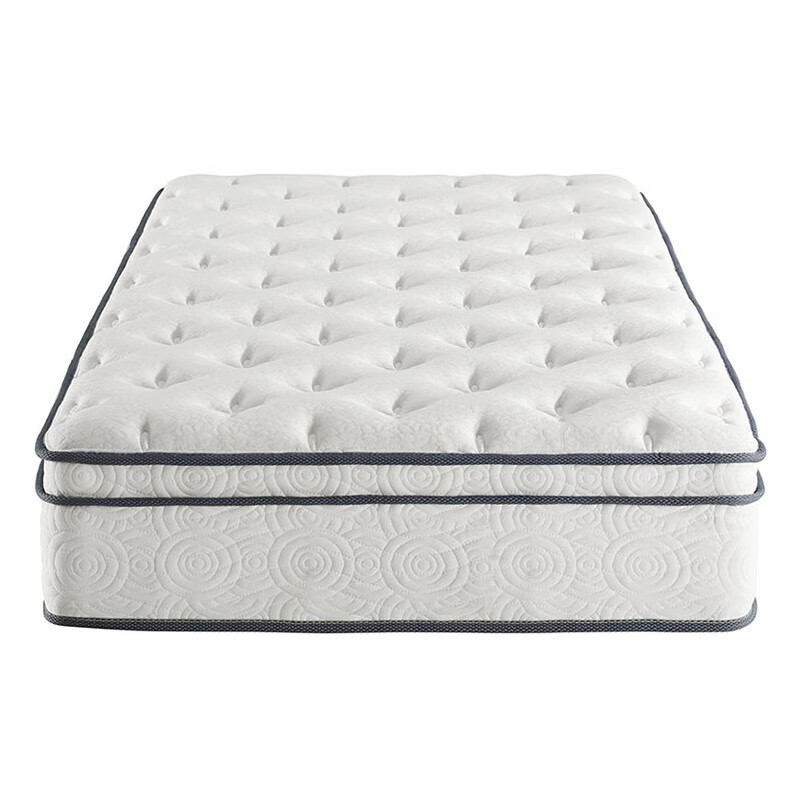 希尔顿席梦思床垫1.8x2米海绵乳胶床垫子1.5x2米加厚独立弹簧五星 软硬适中:【主卧奢睡】约22cm厚 1800mm*2000mm