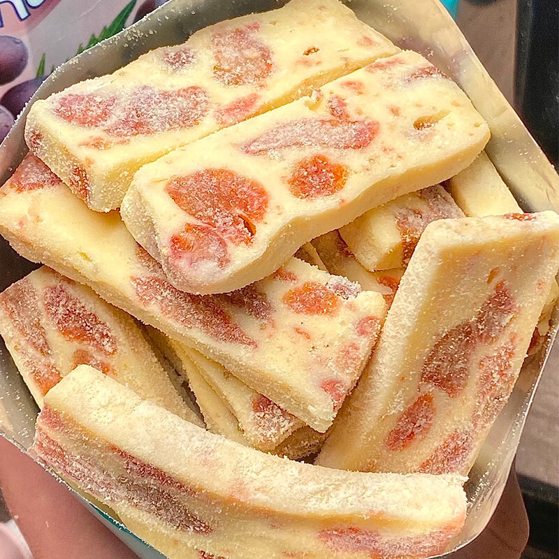 不多言竟然这么奶!芒果干之恋 草莓悸动 奶糕网红解馋小零食小吃糕点心 【1箱/30包】芒果之恋奶糕