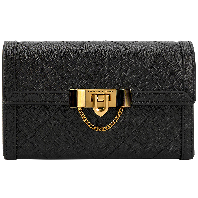 CHARLES&KEITH����������۵���б��С������������CK2-70701372 Black��ɫ S