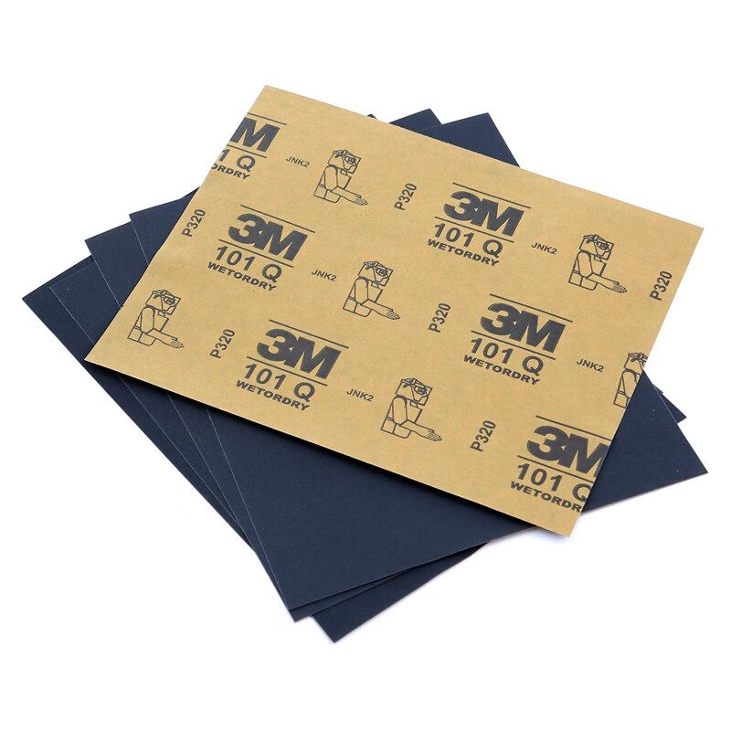 3m 砂纸 9"×11"水磨砂纸 汽车漆面打磨抛光钣喷研磨砂纸101q p320 5