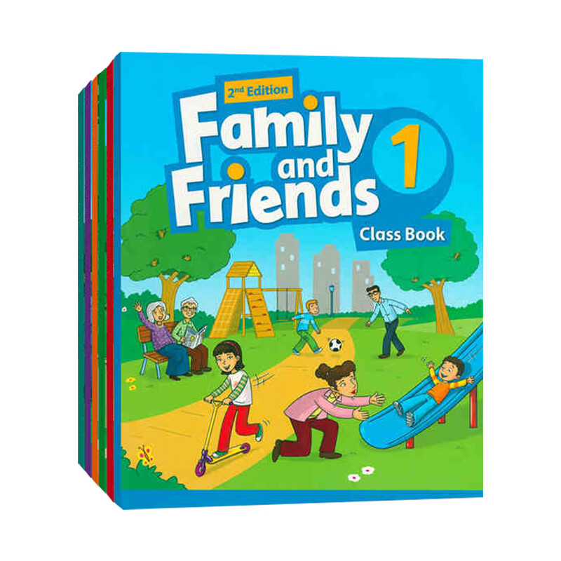 【进口原版】英音版牛津友邻  Family and Friends  牛津少儿英语  英式发音 综合主教材 6级别[学生书+练习册 英版