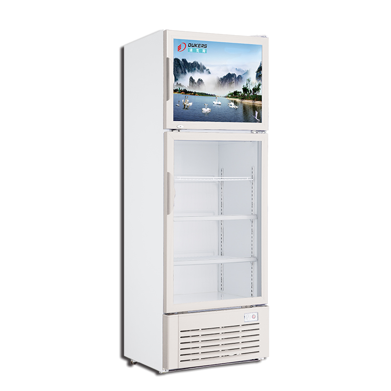 達克斯立式双温冷冻冷藏陈列柜冷柜 达克斯便利店饮料柜啤酒冰柜 上