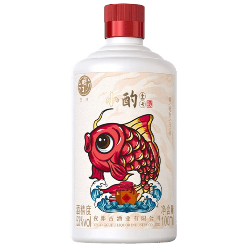 夜郎古 玉沙小酌壹号 酱香型白酒 53度 100ml  单瓶装	
