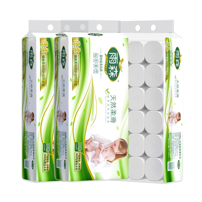 ���ڲ�������ɭ��YUSEN����о��ֽ��Ȼ�Ử6��125g*18��2��36��9������ֽ�����ò�ֽ����ֽ 39.9Ԫ