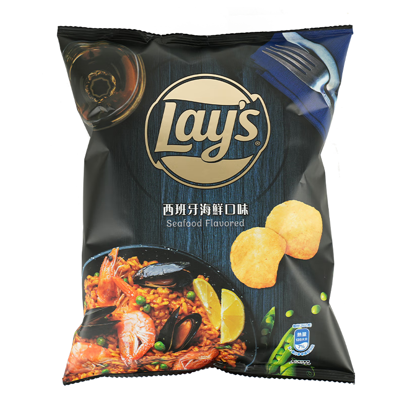 ���£�Lay's����Ƭ����������ζ50g ̨��� ������ʳ��ʳƷ