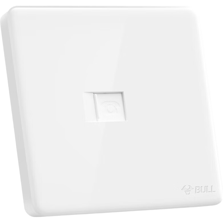 公牛(BULL) 墙壁插座 G28系列 一位电话插座 86型面板G28T101 珍珠白 暗装
