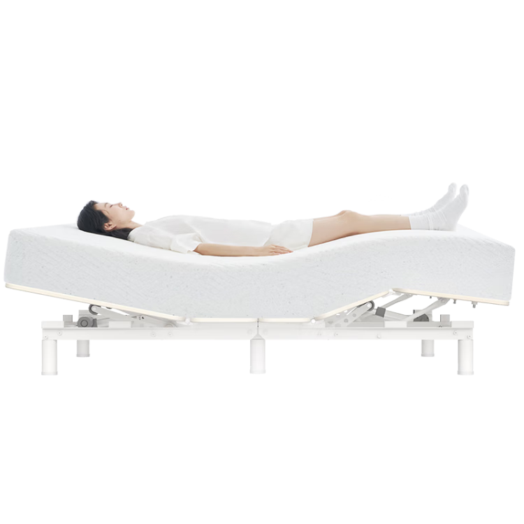 藍(lán)盒子【團(tuán)購】電動(dòng)床UP One遙控多功能升降懸浮床雙人零重力床墊 【米家款】木床腳套餐 1800mm*2000mm