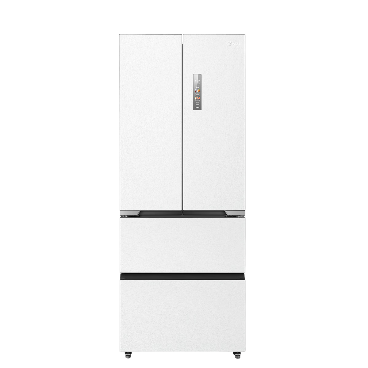 美的（Midea） 470法式对开多门四门超薄平嵌除菌净味无霜一级能效448升家用冰箱底部散热 【超薄全嵌除菌】470曦云白