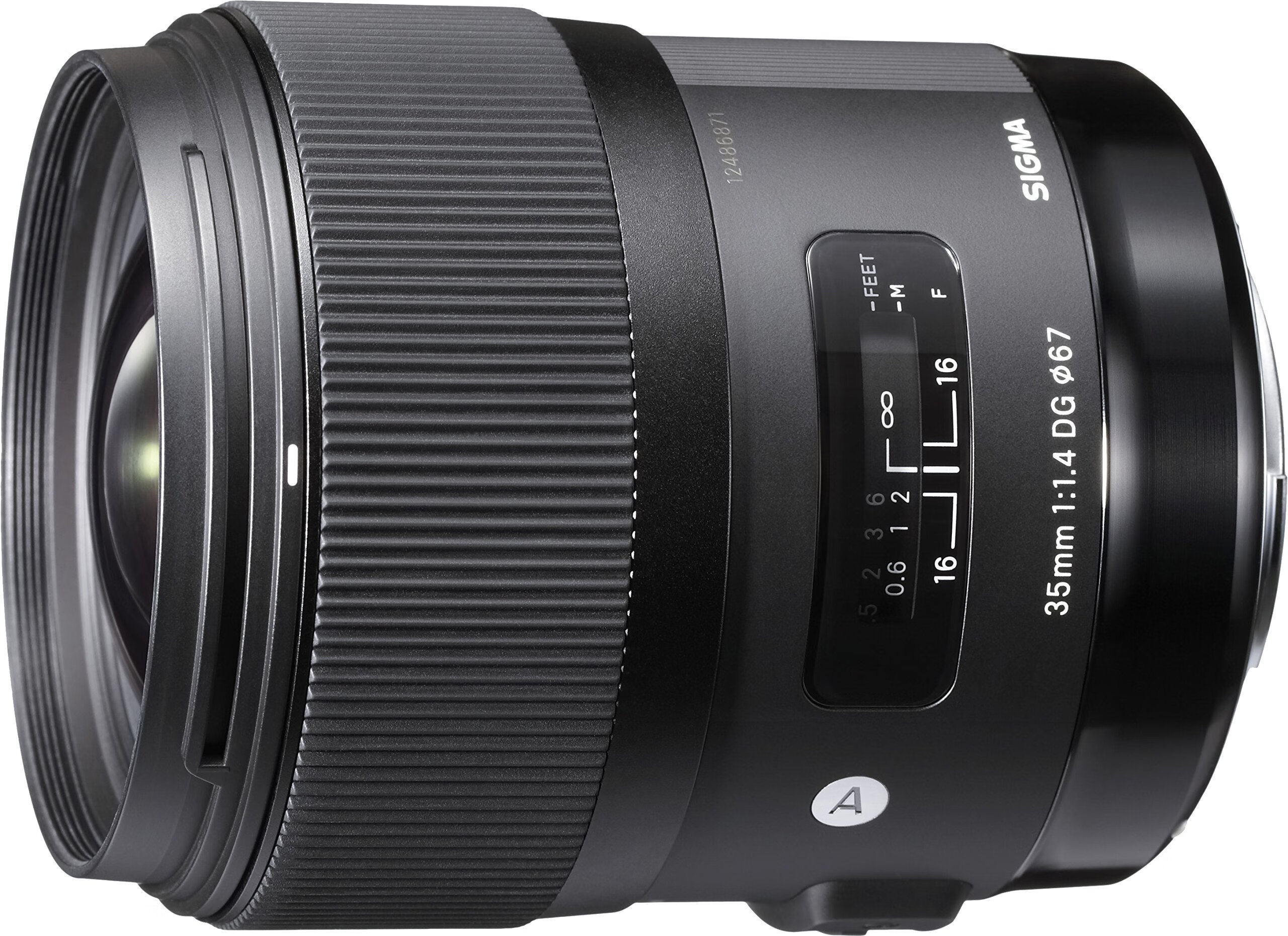 適馬Sigma 數碼單反相機鏡頭 廣角鏡頭 35 mm 尼康F (FX) 自動(dòng)對焦 黑色