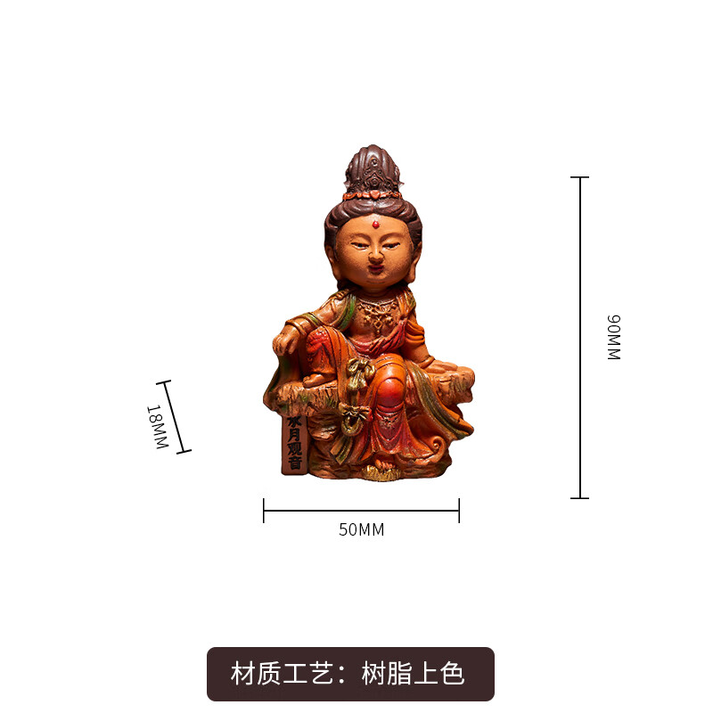 国宝回家系列辽代水月观音冰箱贴立体文创博物馆艺术中国