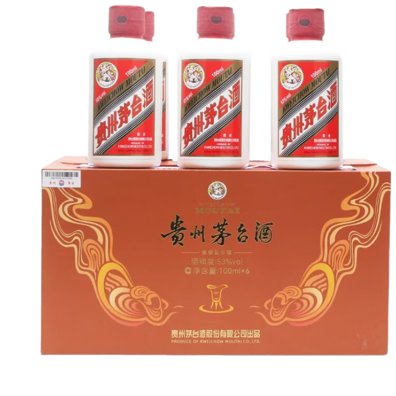 moutai/ę́ ����ę́ 53�� ������ 100ml 6ƿ 1960Ԫ