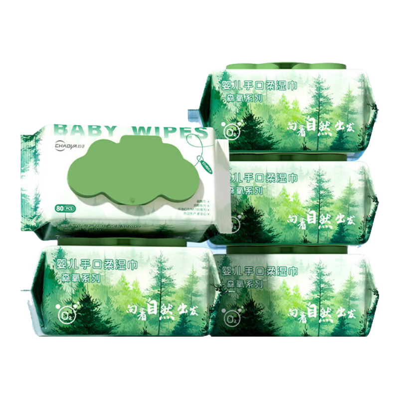 ����EDI��ˮʪ��Ӥ���ֿ�ʪֽ�����������Ӵ�Ӻ����������ɭ��ϵ�� ����ͥ����װ�� 80�� 3�� 8.9Ԫ